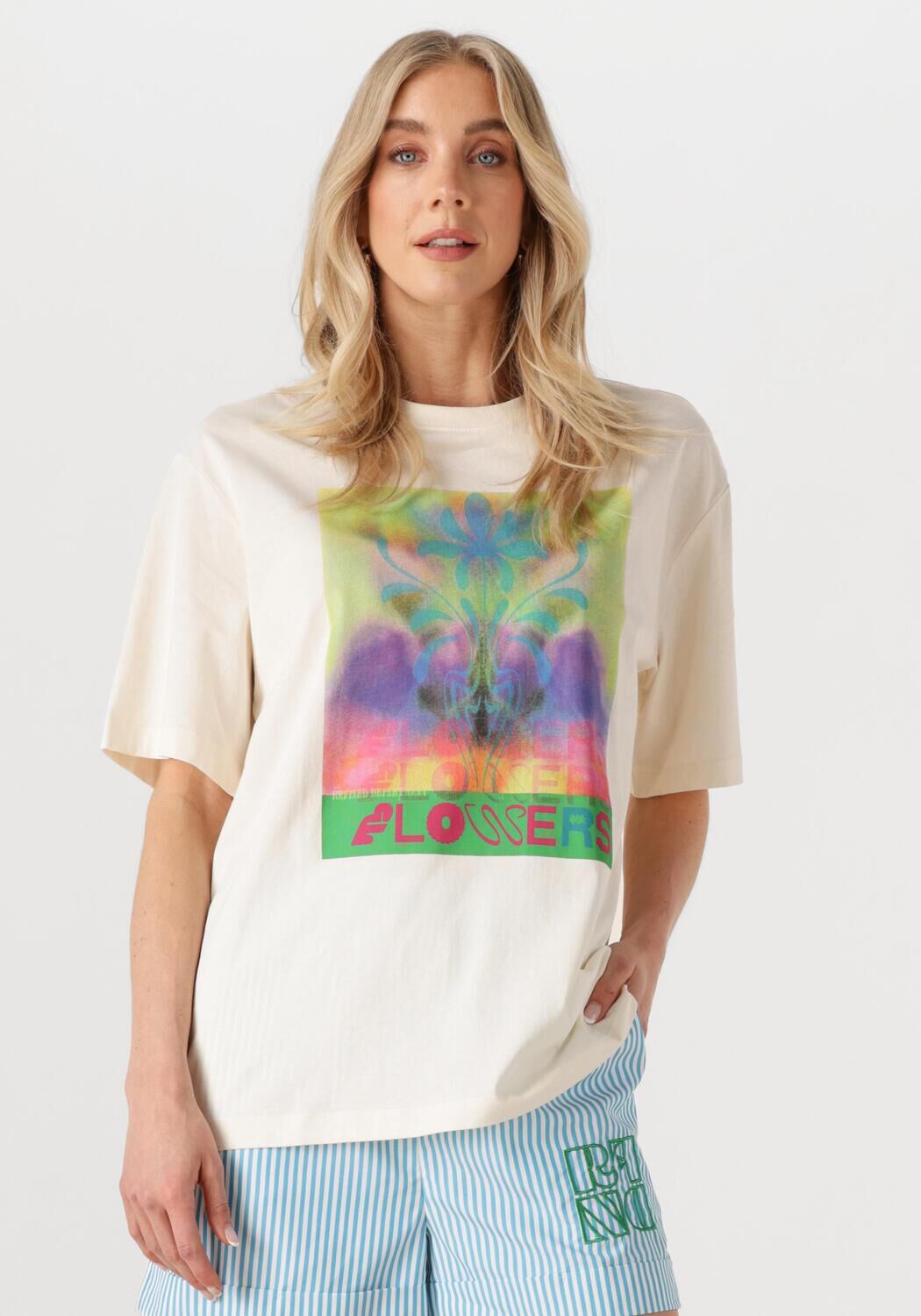 REFINED DEPARTMENT Dames Tops & T-shirts Maggy Ecru