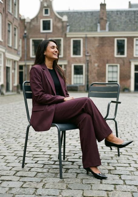 Bordeaux VANESSA BRUNO Wijde broek CLIFF - large