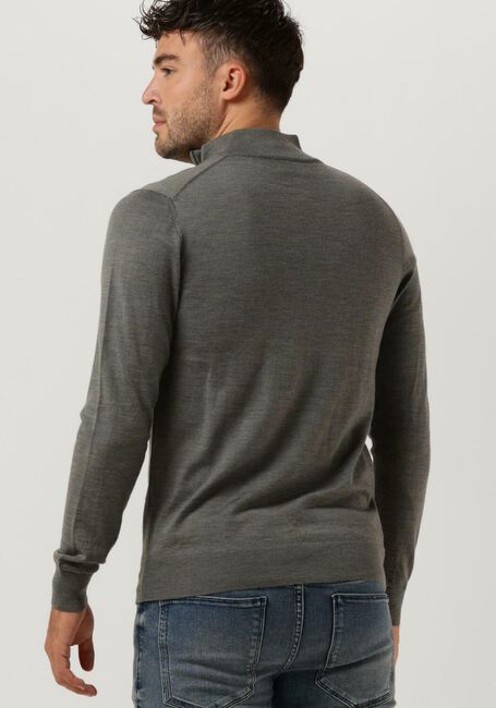 Groene PROFUOMO Coltrui PULLOVER HALFZIP - large