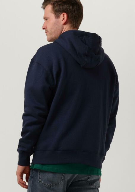 Donkerblauwe TOMMY JEANS Sweater TJM REG LINEAR HOODIE - large