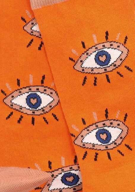 Oker CARLIJNQ Sokken KNEE SOCKS HEART EYES - KNEE SOCKS Oker CARLIJNQ Sokken KNEE SOCKS HEART EYES - KNEE SOCKS - large