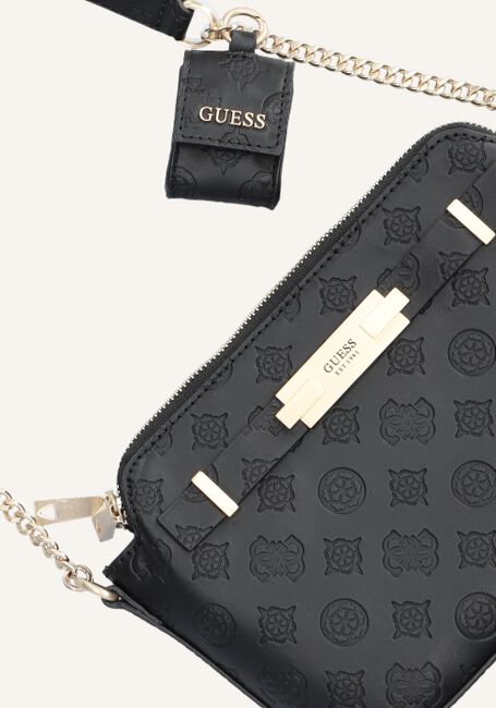 Zwarte GUESS Schoudertas BEA DOUBLE ZIP CROSSBODY Zwarte GUESS Schoudertas BEA DOUBLE ZIP CROSSBODY - large