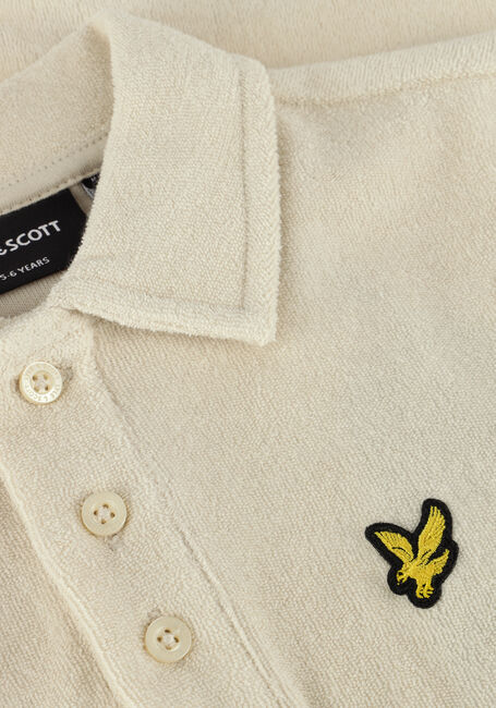Ecru LYLE & SCOTT Polo TOWELLING POLO SHIRT - large