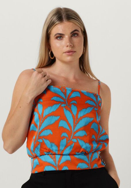 Oranje VANILIA Top TROPIC LEAF TOP - large