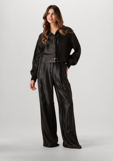 Zwarte AAIKO Pantalon ROCIA TWILL SHINE VIS 545 - large