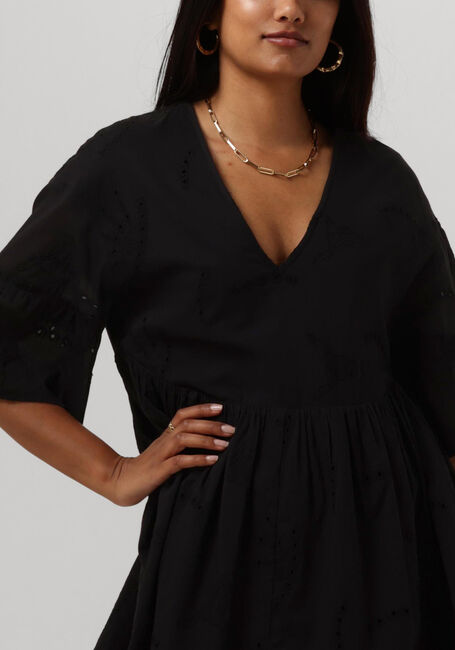 Zwarte ALIX THE LABEL Mini jurk LADIES WOVEN BRODERIE A-LINE DRESS - large