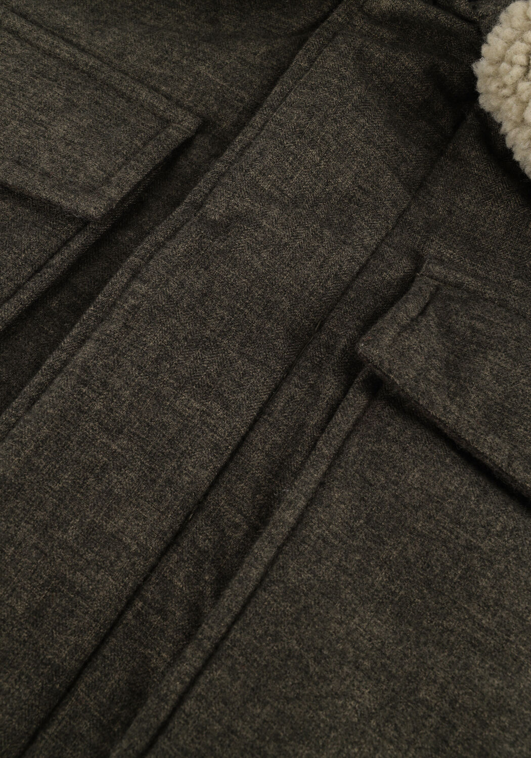 Groene DSTREZZED Jack CARPENTER WOOL LT. MELANGE - large