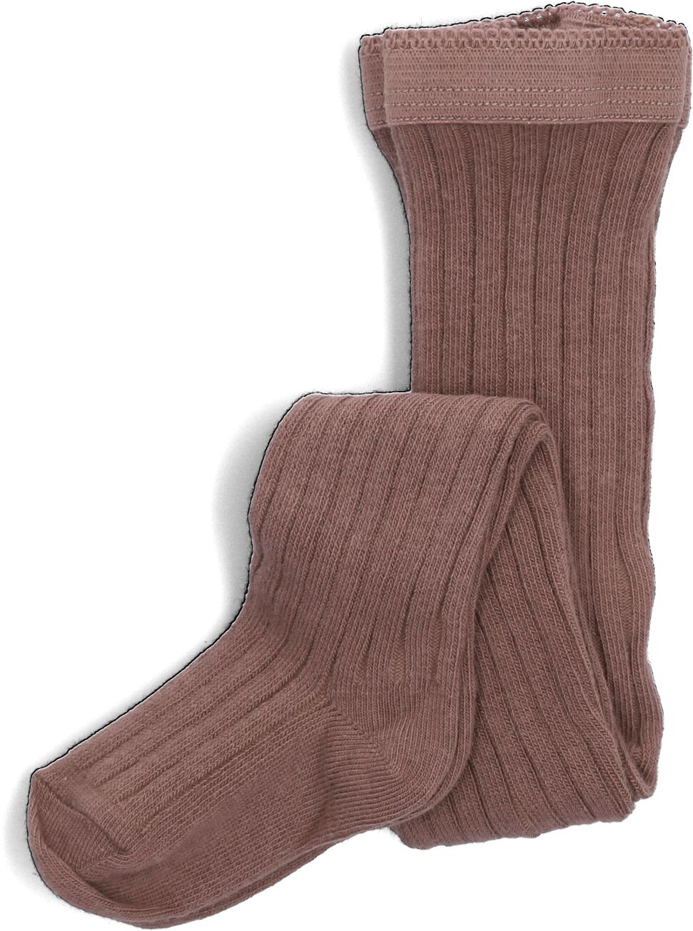 MP DENMARK Meisjes Beenmode Cotton Rib Tights Bruin
