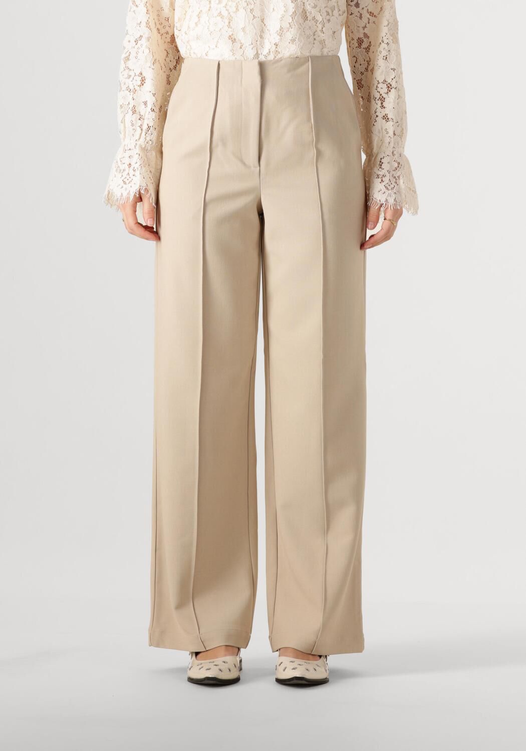 Y.A.S. Dames Broeken Yasreemaj Hw Pant Noos Beige