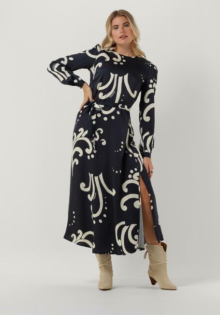 Donkerblauwe OTTOD'AME Maxi jurk ABITO DA4629 - large