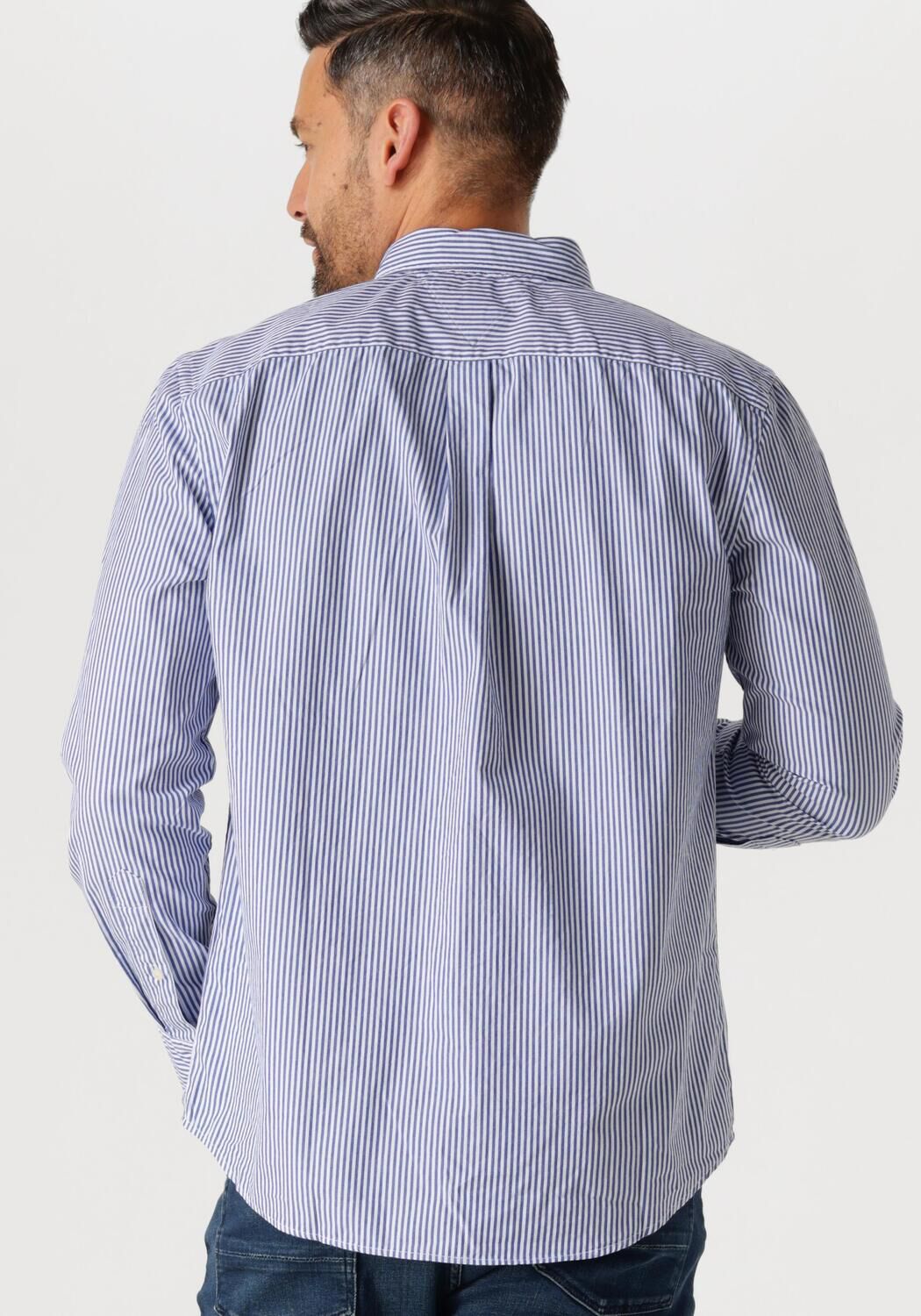 TOMMY HILFIGER Heren Overhemden Flex Poplin Classic Blauw