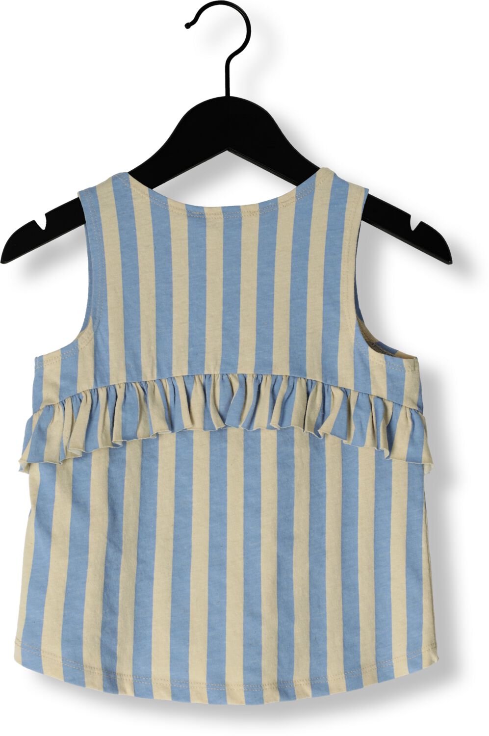 Sproet & Sprout Meisjes Tops & T-shirts Ruffle Singlet Stripes Blauw