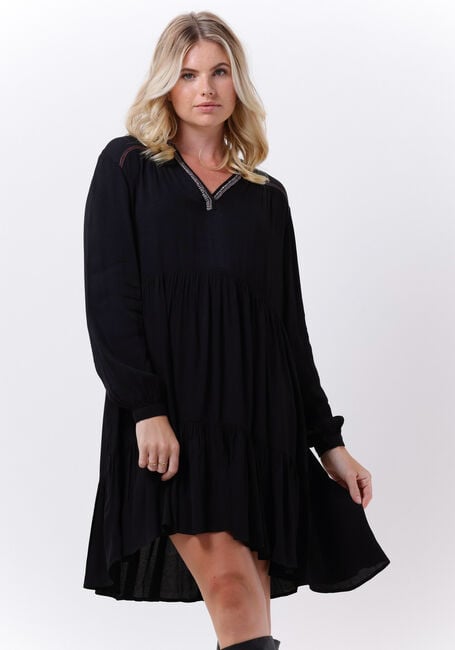 Zwarte BY-BAR Mini jurk NOMI EMBROIDERY DRESS - large