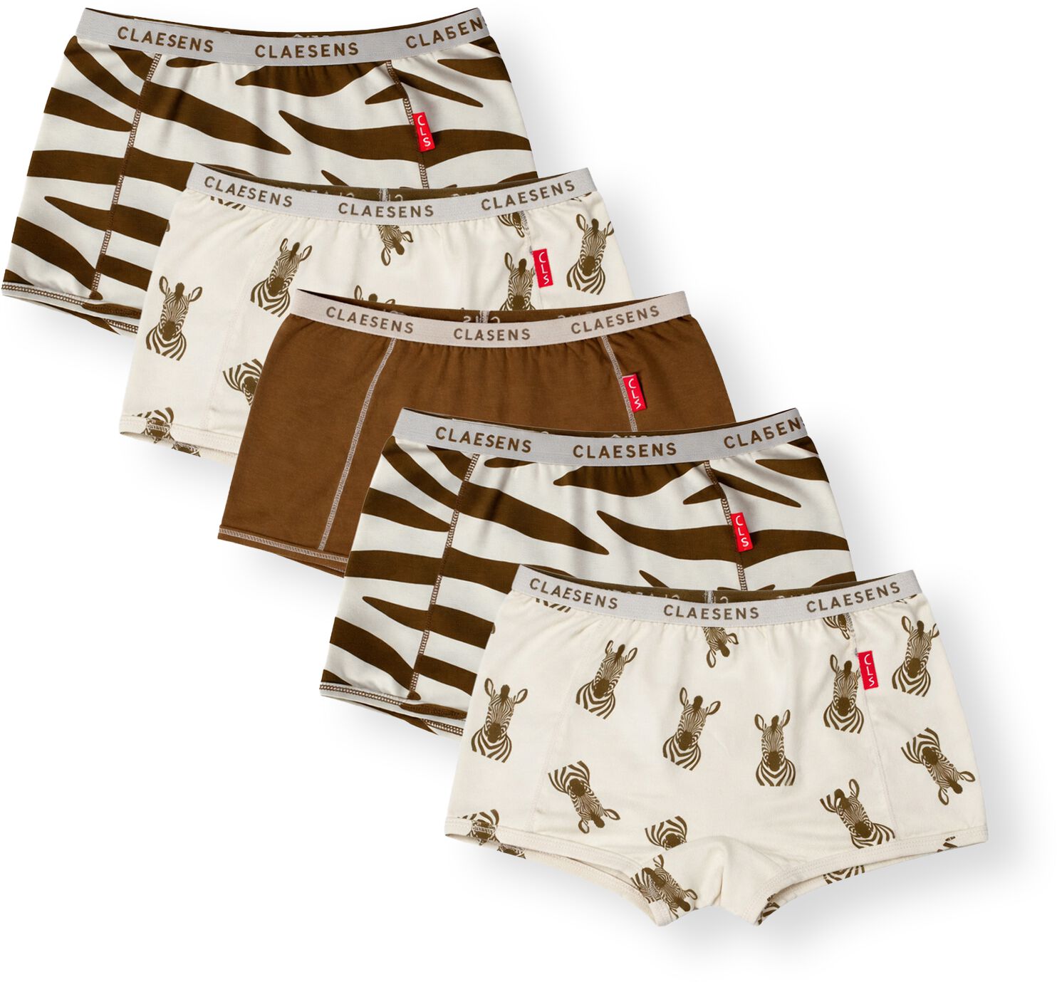 CLAESEN'S Meisjes Nachtkleding 5-pack Boxer Multi