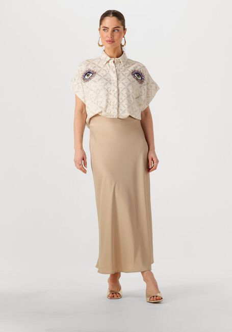 Beige MOVES Maxirok GEBRY SKIRT 3570 - large