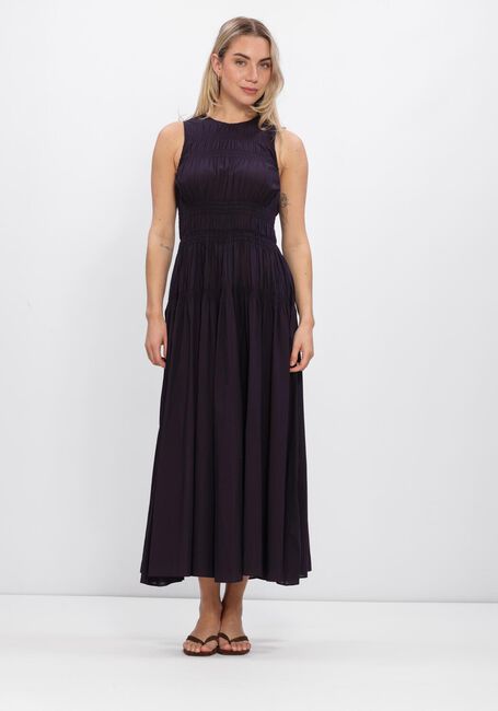 Donkerblauwe ANTIK BATIK Maxi jurk CAROLINE LONG DRESS - large