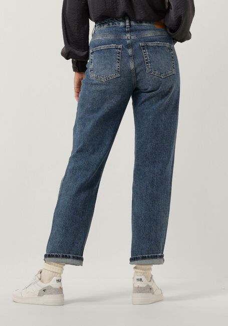 Blauwe MY ESSENTIAL WARDROBE Straight leg jeans TUSAMW 140 HIGH STRAIGHT Y - large