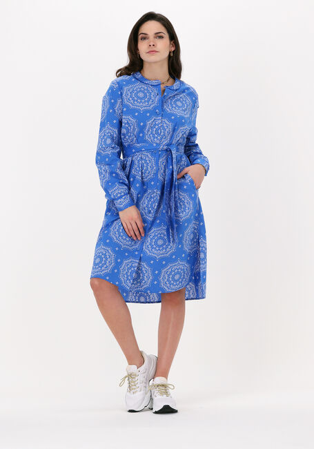 Blauwe LOLLYS LAUNDRY Mini jurk VEGA - large