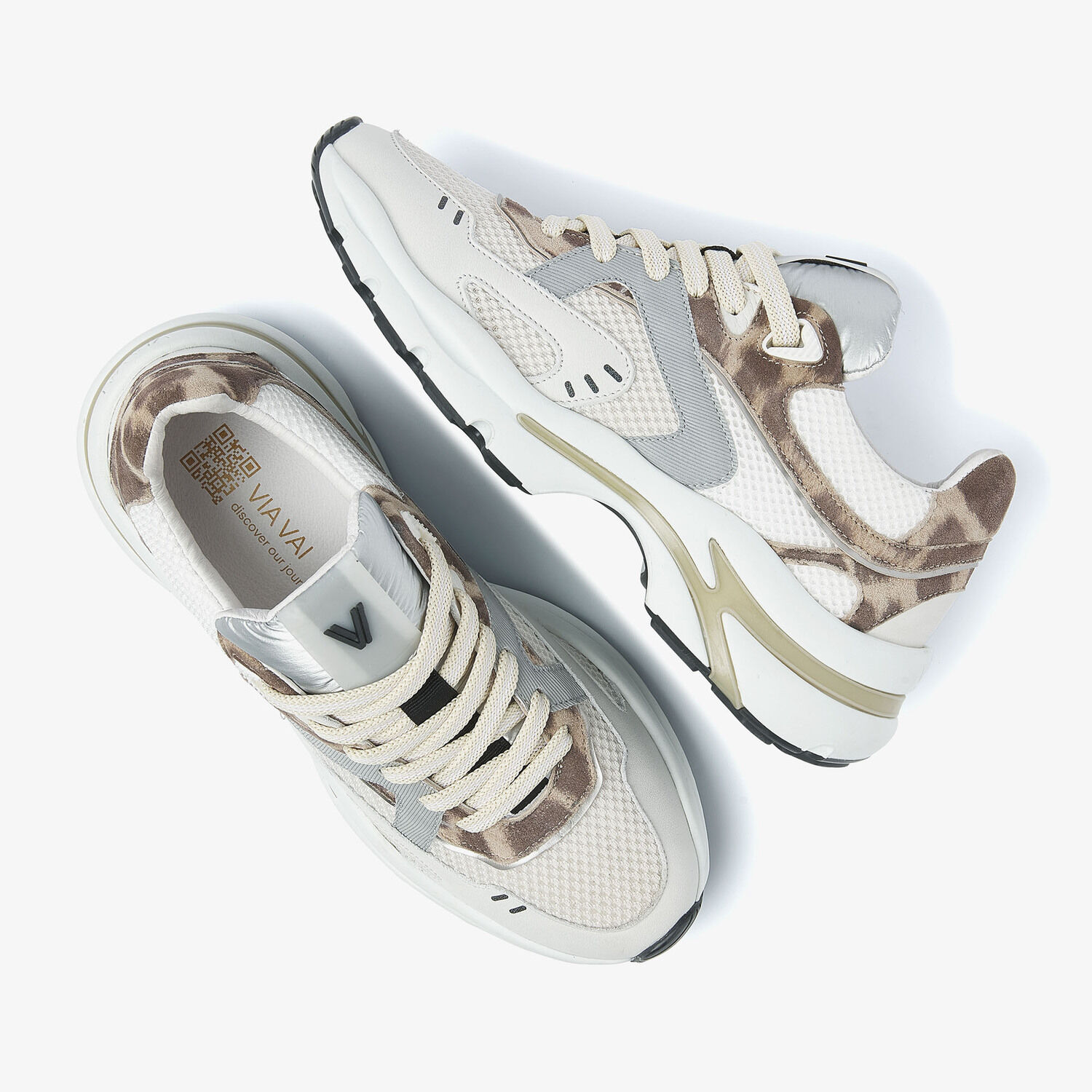 Witte VIA VAI Lage sneakers VESPER KELSEY - large