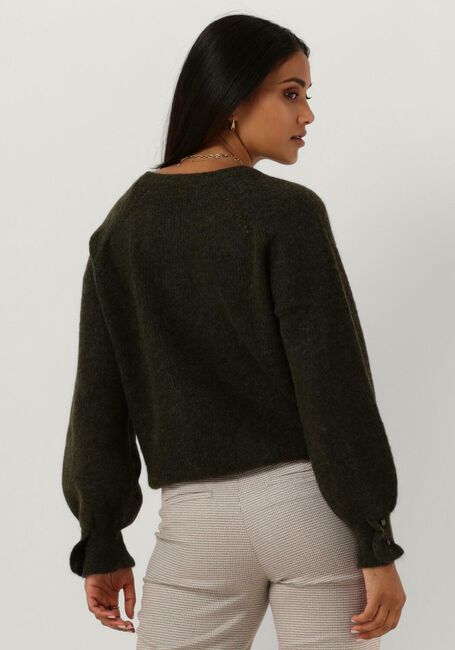 Donkergroene MOS MOSH Trui TALLI LS KNIT - large