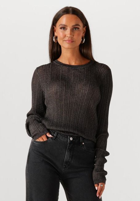 Zwarte CIRCLE OF TRUST T-shirt FREYA TOP - large