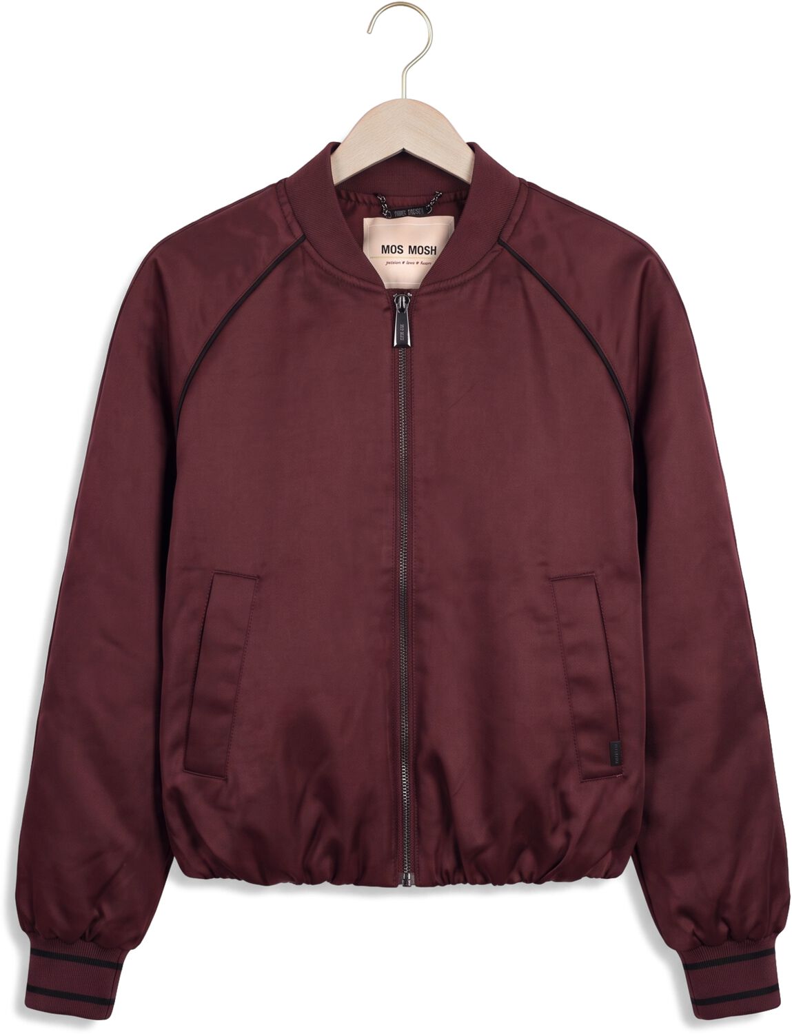 MOS MOSH Dames Jassen Mmcalico Sateen Jacket Bordeaux