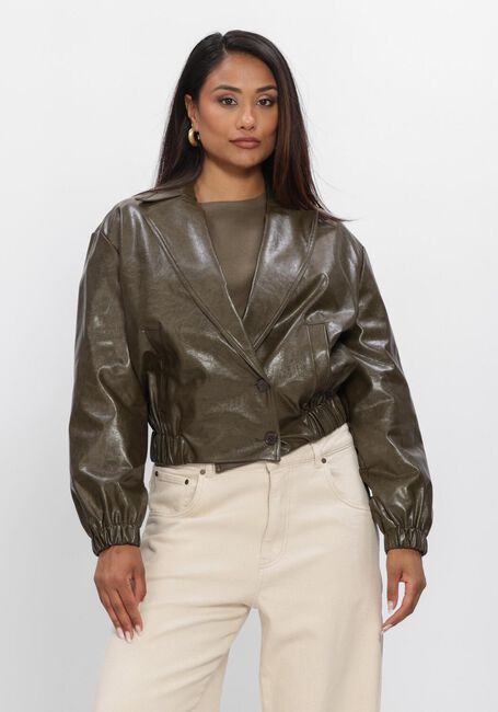 Khaki NUKUS Jassen MADELIN JACKET PU - large