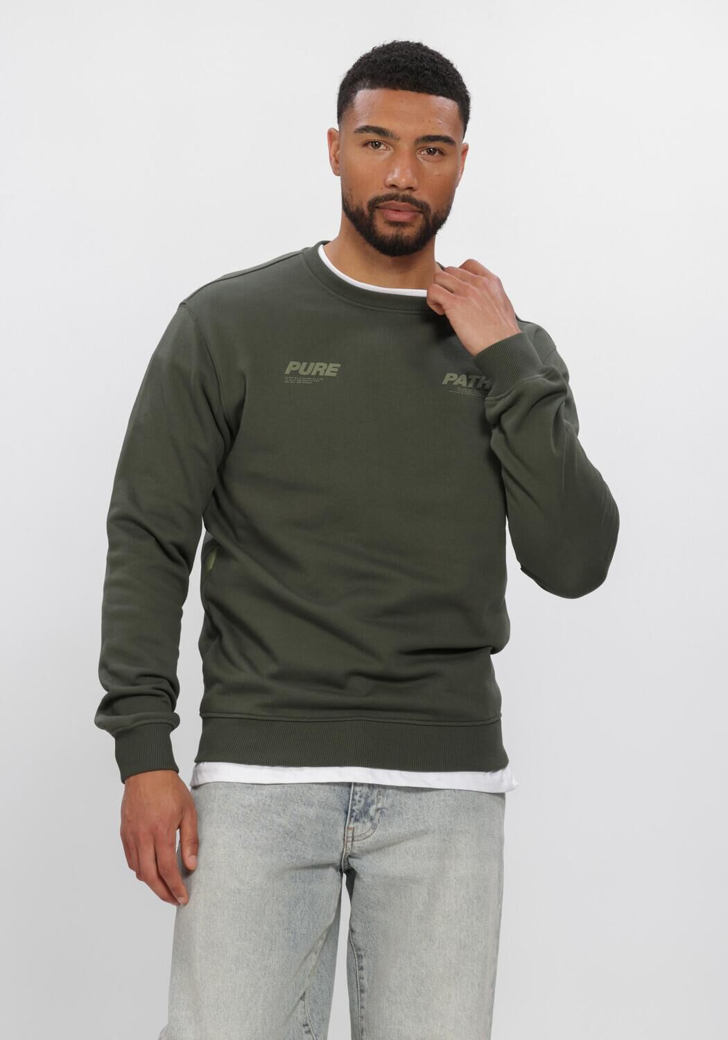 Groene PURE PATH Sweater PURE - large