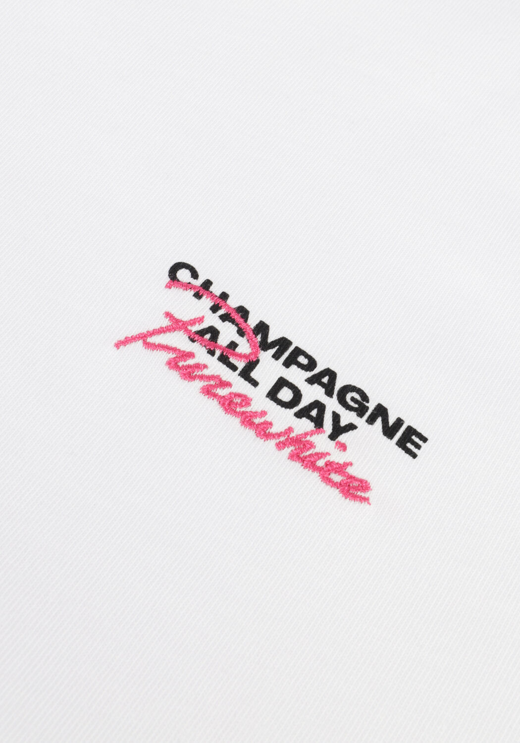 Witte PUREWHITE T-shirt T-SHIRT WITH SMALL PRINT ON CHEST - large