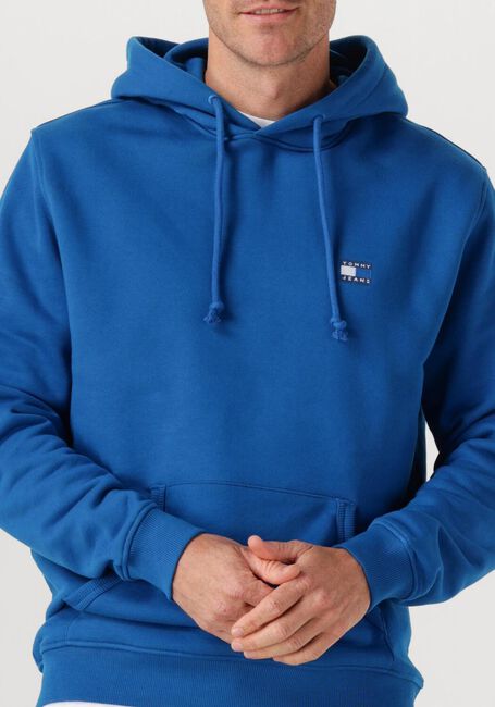 Blauwe TOMMY JEANS Trui TJM REG BADGE HOODIE EXT - large