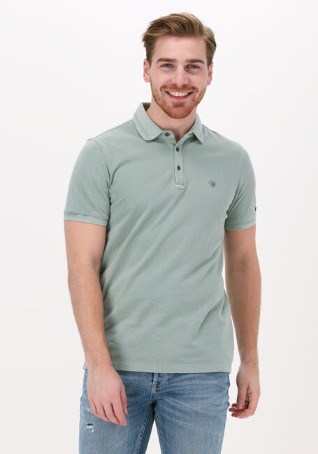 Groene CAST IRON Polo SHORT SLEEVE POLO COTTON GD PIQUE - large