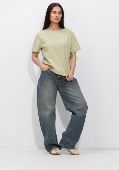 Gele SELECTED WOMEN T-shirt SLFESSENTIAL SS BOXY TEE - large