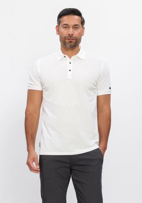 Witte CAST IRON Polo SLIM FIT FINE PIQUE ESSENTIAL - large