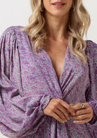 Lila SISSEL EDELBO Mini jurk WENDY SHORT DRESS - medium