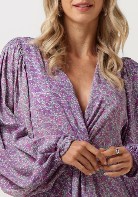 Lila SISSEL EDELBO Mini jurk WENDY SHORT DRESS - large