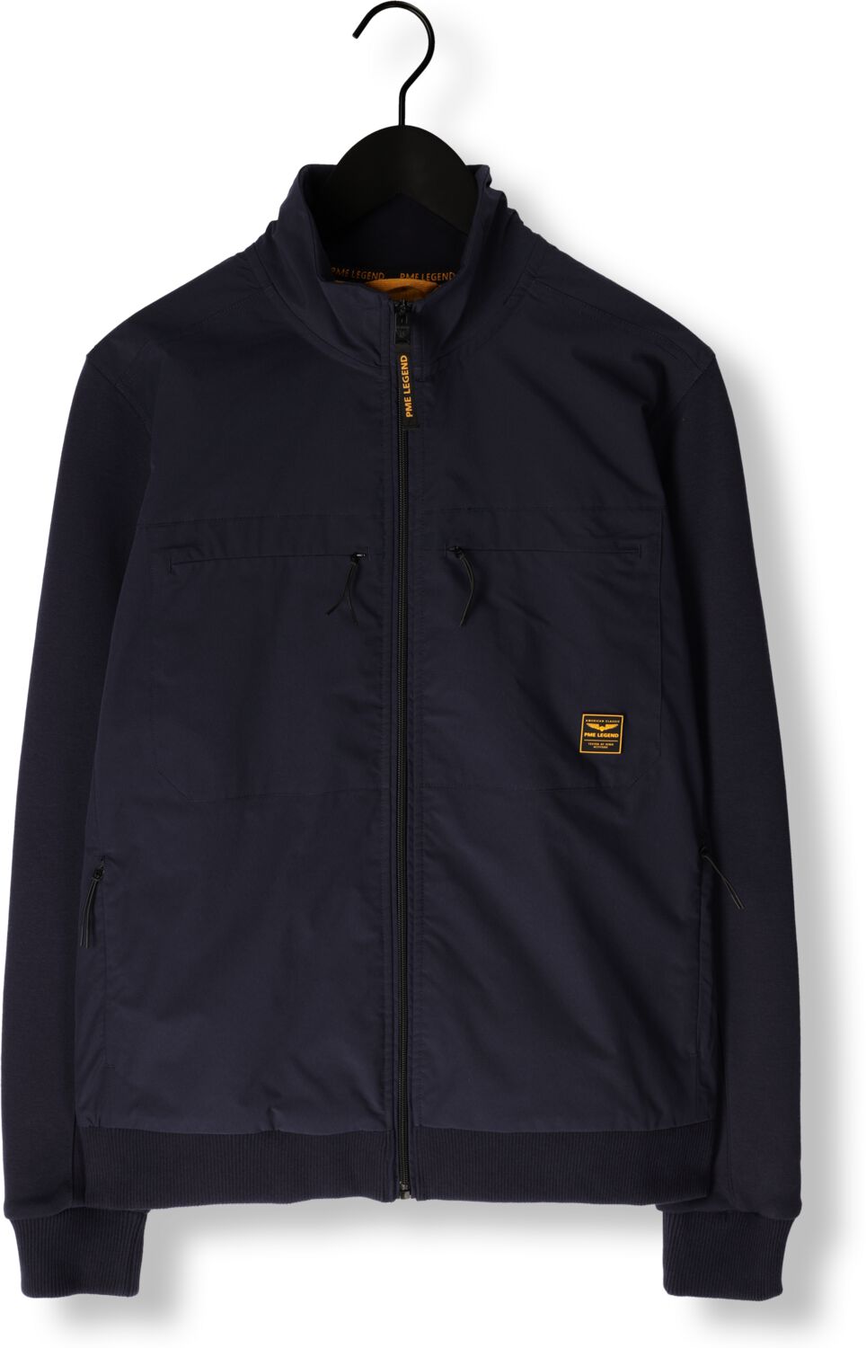 PME LEGEND Heren Jassen Zip Jacket Sweat Mixed Padded Blauw