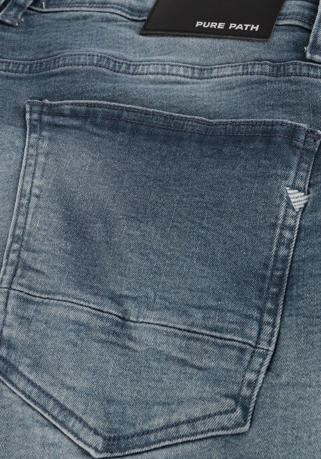 Blauwe PURE PATH Shorts THE MILES SLIM FIT DENIM SHORTS - large