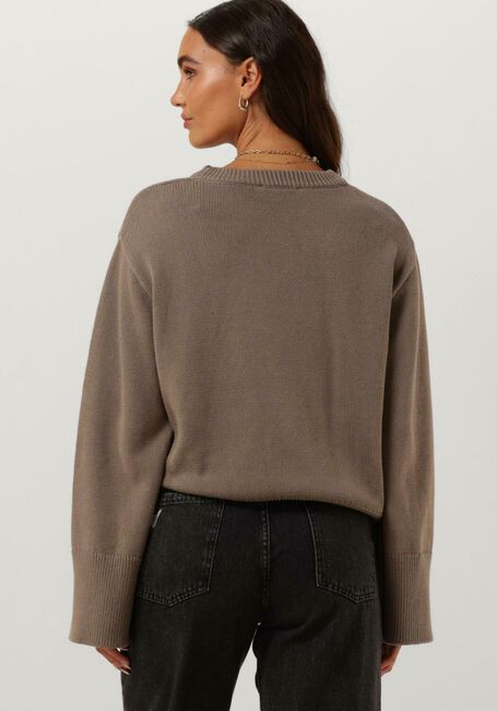 Taupe MODSTRÖM Trui CORBINMD O-NECK - large