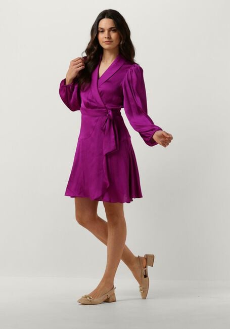 Paarse SUNCOO Mini jurk CLUN - large