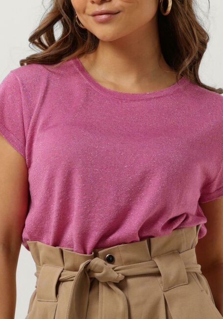Roze MINUS T-shirt CARLINA KNIT TEE - large
