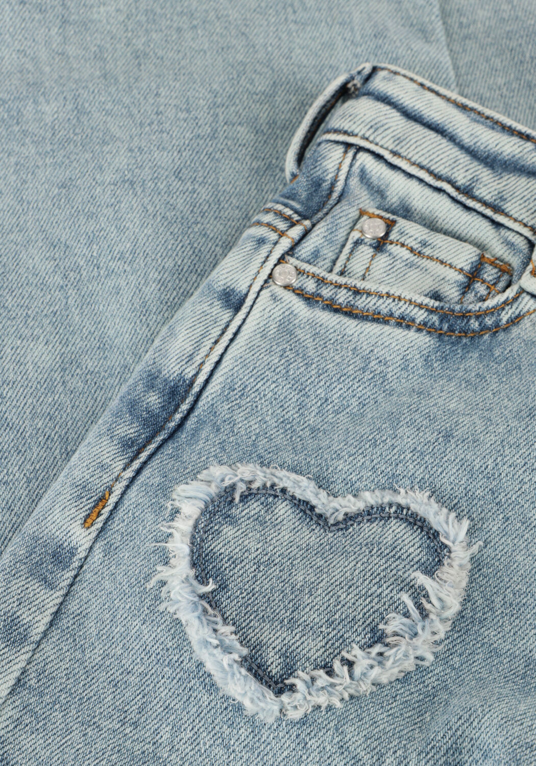 DAILY7 Meisjes Jeans 2300 Wide Fit Blauw