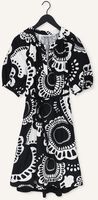 Zwarte SUMMUM Midi jurk DRESS MODERN FLOWER Zwarte SUMMUM Midi jurk DRESS MODERN FLOWER - medium
