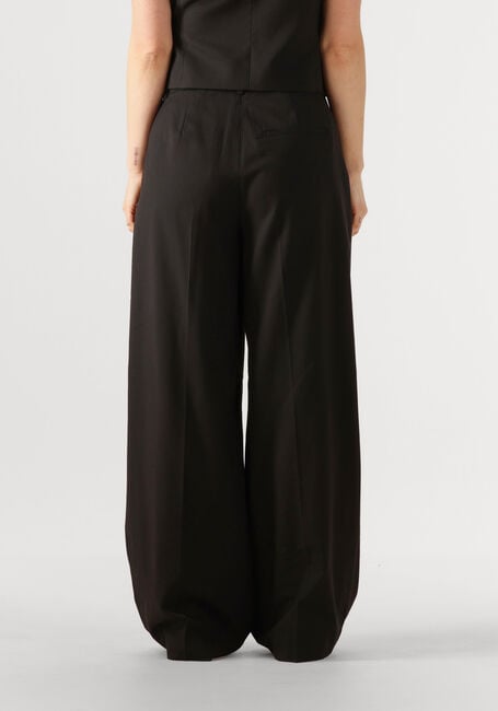 Zwarte MSCH COPENHAGEN Wijde broek MSCHMACHELLA HW PANTS - large