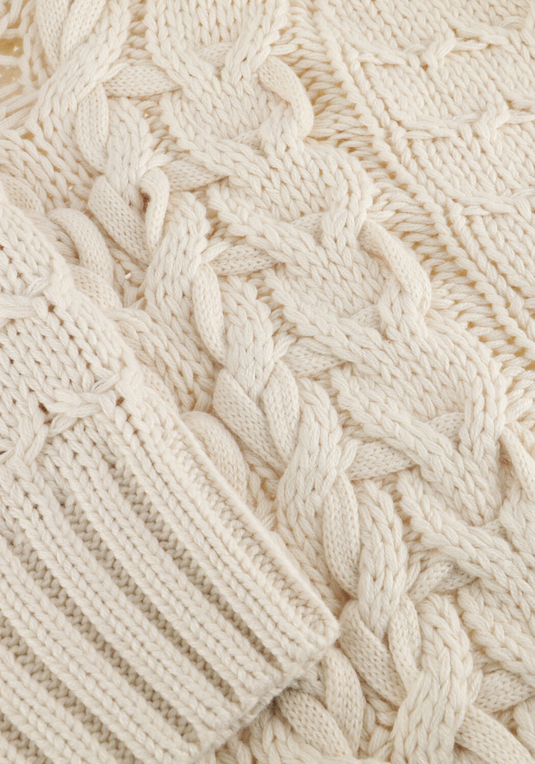 Creme Y.A.S. Trui YASLUCCI LS KNIT PULLOVER - large