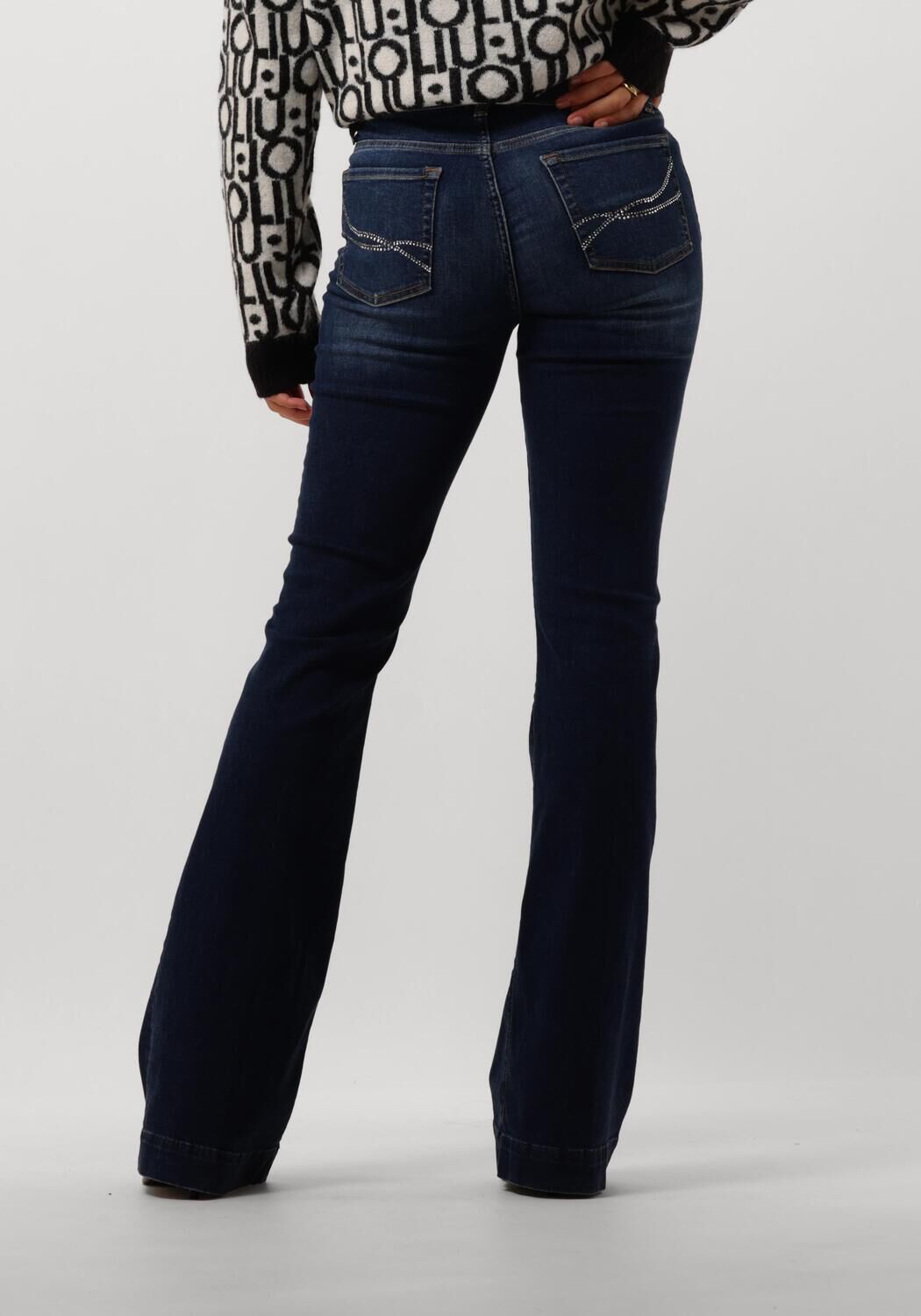 LIU JO Dames Jeans Ecs Pant.authentic Beat H.w. Blauw