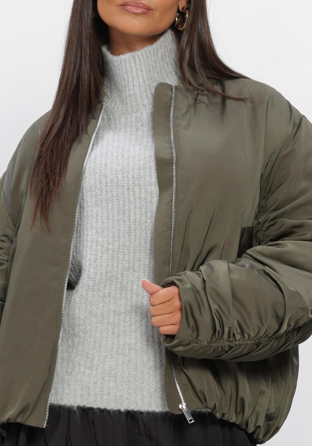 Donkergroene EDITED Jack ZEREENA JACKET - large
