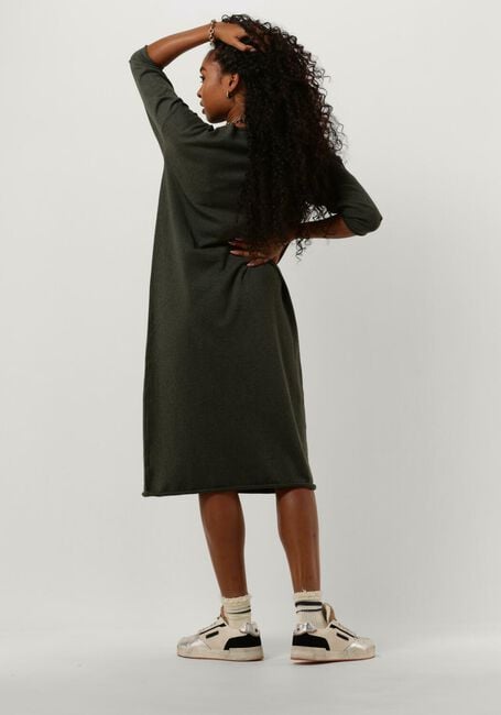 Khaki PENN & INK Midi jurk W23B217 - large