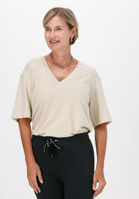 Zand 10DAYS T-shirt V-NECK TEE LINEN - large