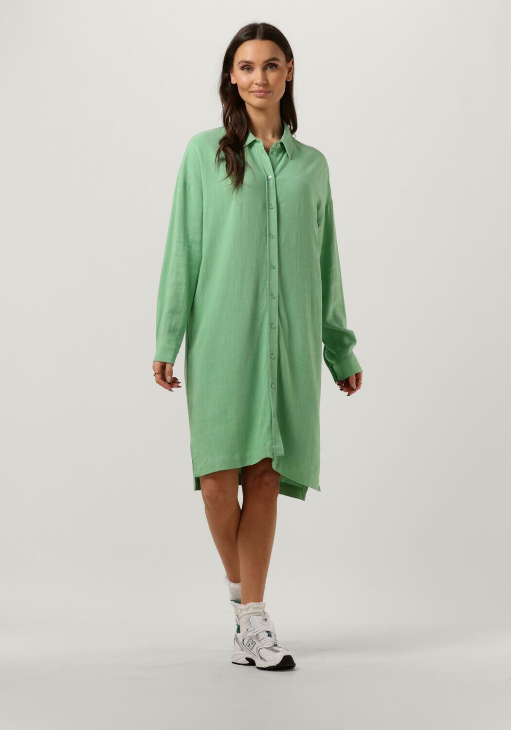 Selected femme jurk groen outlet