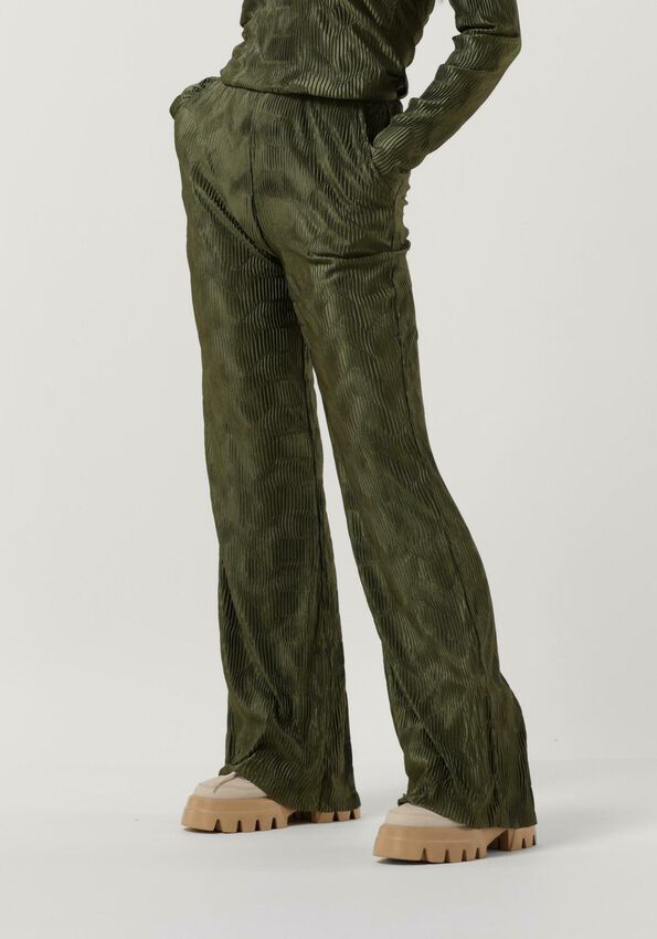 omoda.nl | Groene Another Label Pantalon Garcelle Pleated Pants